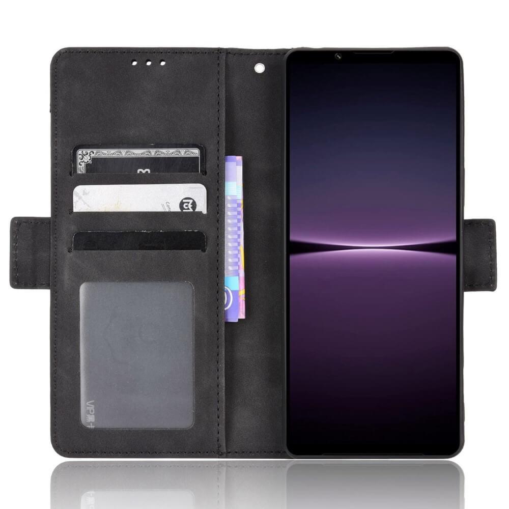 Cover-Discount  Sony Xperia 1 Iv - Custodia Con Slot Per Carte Di Credito 