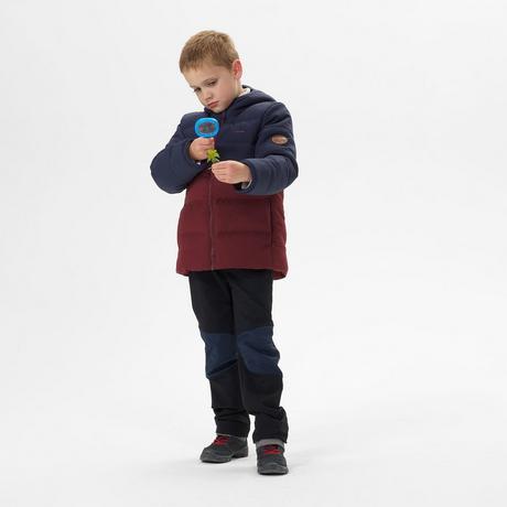 QUECHUA  Wattierte Jacke Wandern Kleinkinder blau/bordeaux 