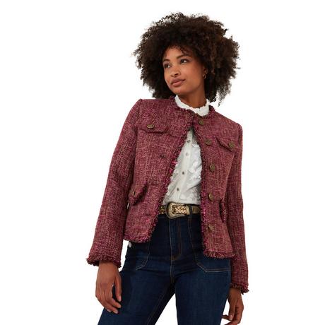 Joe Browns  Veste Tweed Bordure Effilochée 