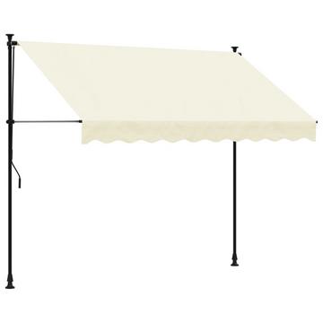 Auvent rétractable tissu