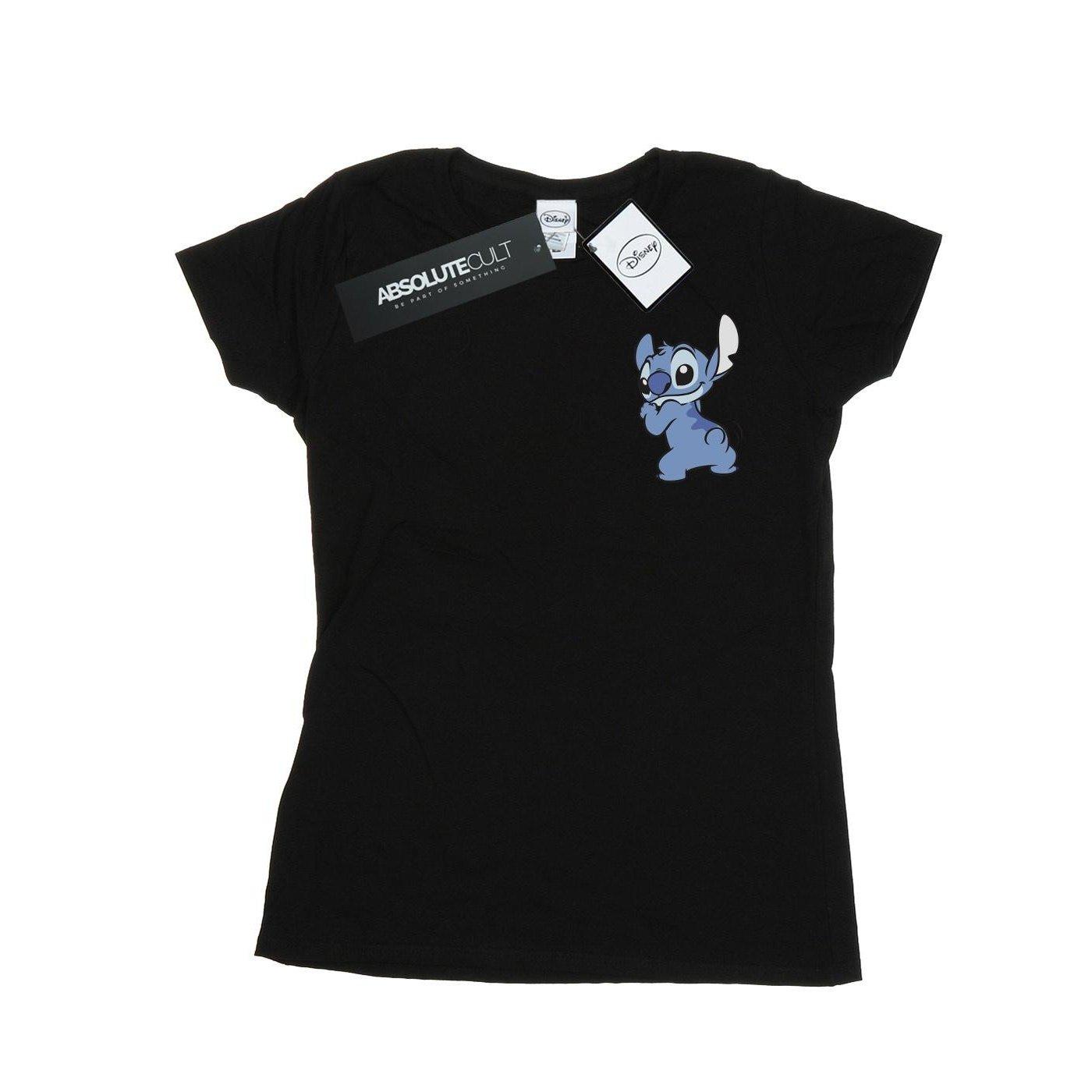 Disney  Lilo And Stitch Stitch Backside Breast Print TShirt 