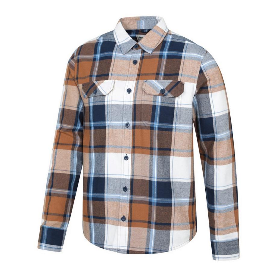 Mountain Warehouse Trace Camicia a Maniche Lunghe a Quadri  