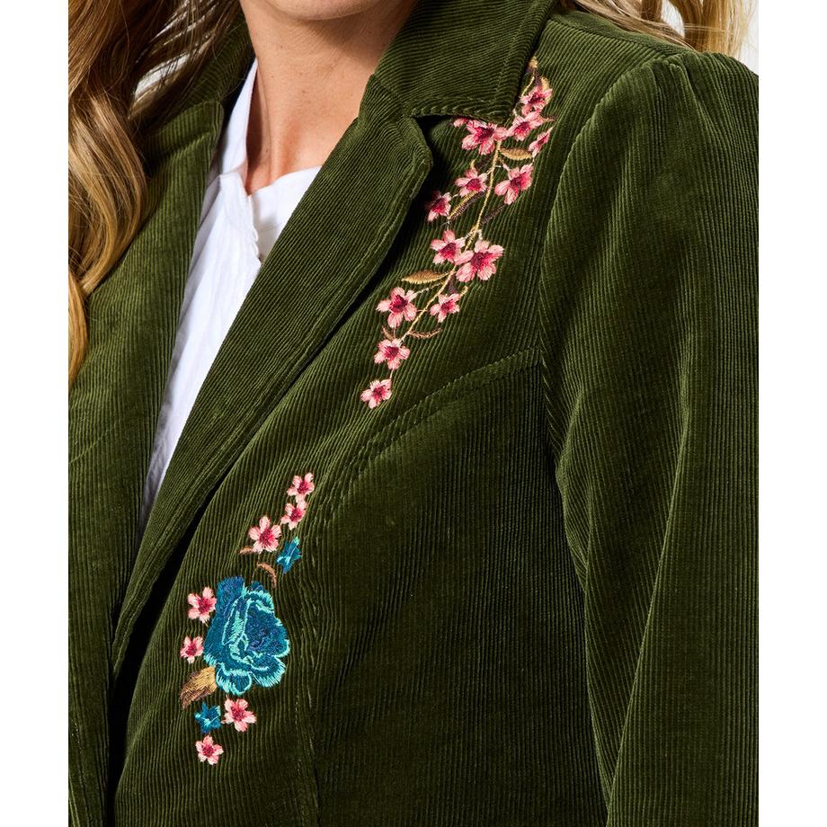 Joe Browns Bestickte Cordjacke  