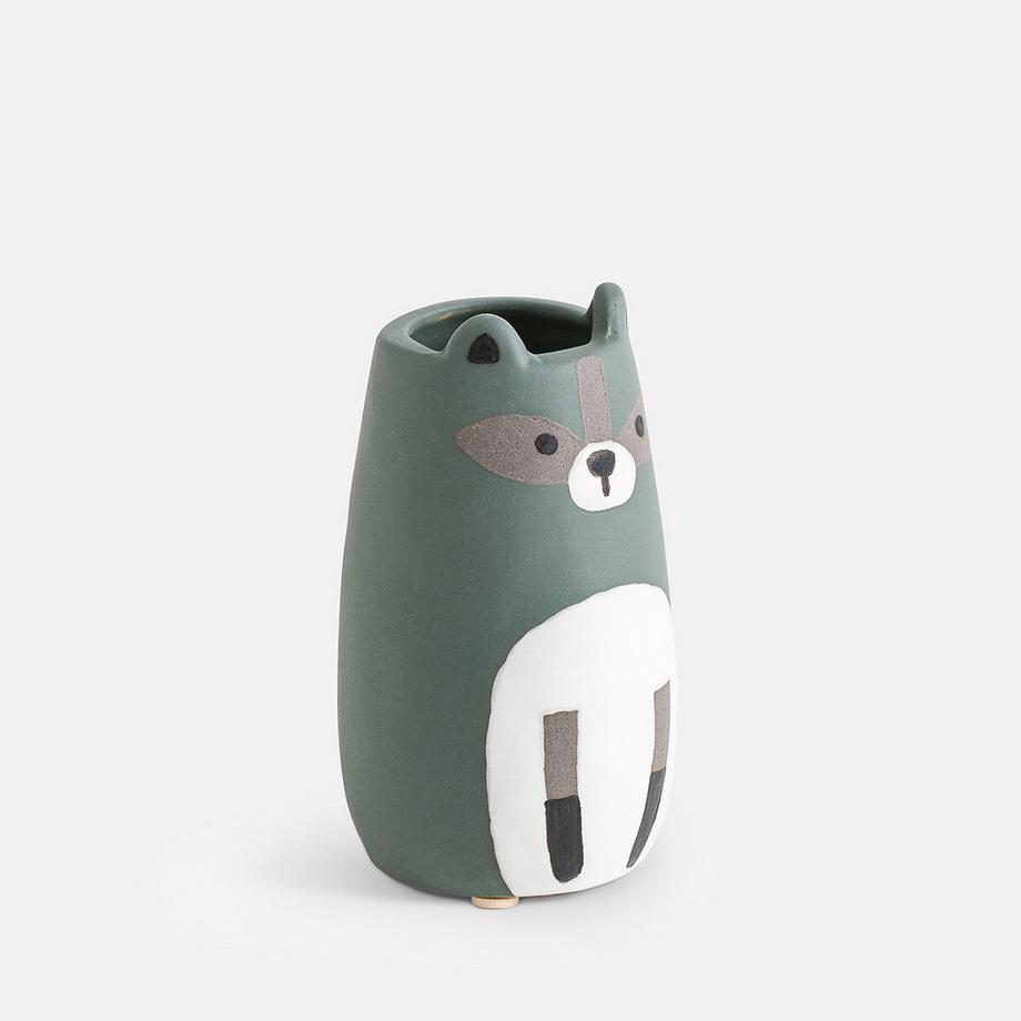 La Redoute Intérieurs  Bibelot chat en faïence H13 cm 