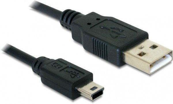 DeLock  82273 cavo USB 1 m USB 2.0 USB A Mini-USB B Nero 