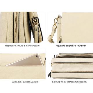 Only-bags.store Kleine Crossbody-Tasche , PU-Leder, über die Schulter, Crossbody-Handtaschen mit mehreren Taschen Kleine Crossbody-Tasche , PU-Leder, über die Schulter, Crossbody-Handtaschen mit mehreren Taschen 