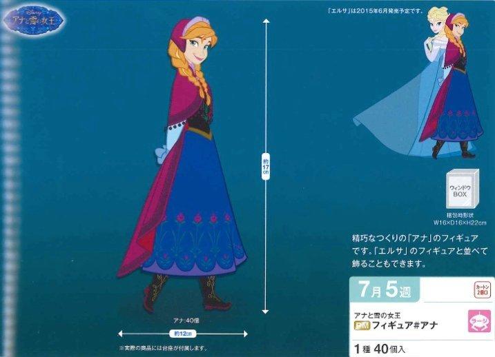 SEGA  Figurine Statique - La Reine des Neiges - Anna 