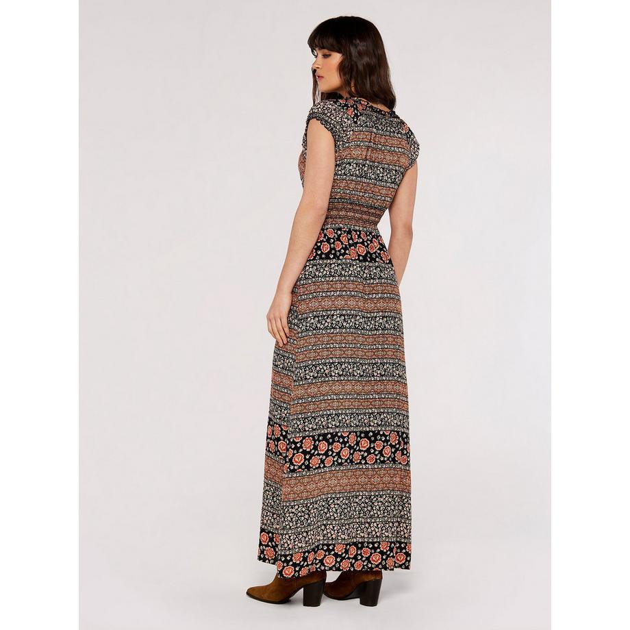 APRICOT Folkloremuster Maxikleid  