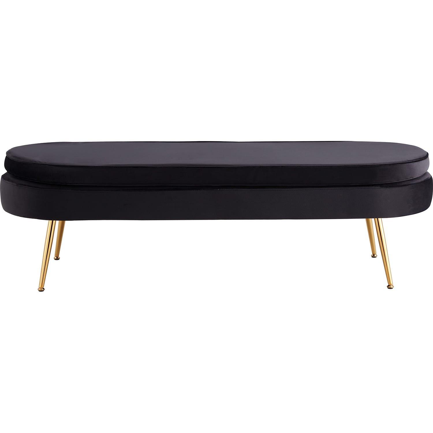 mutoni Sitzpouf oval Samt  