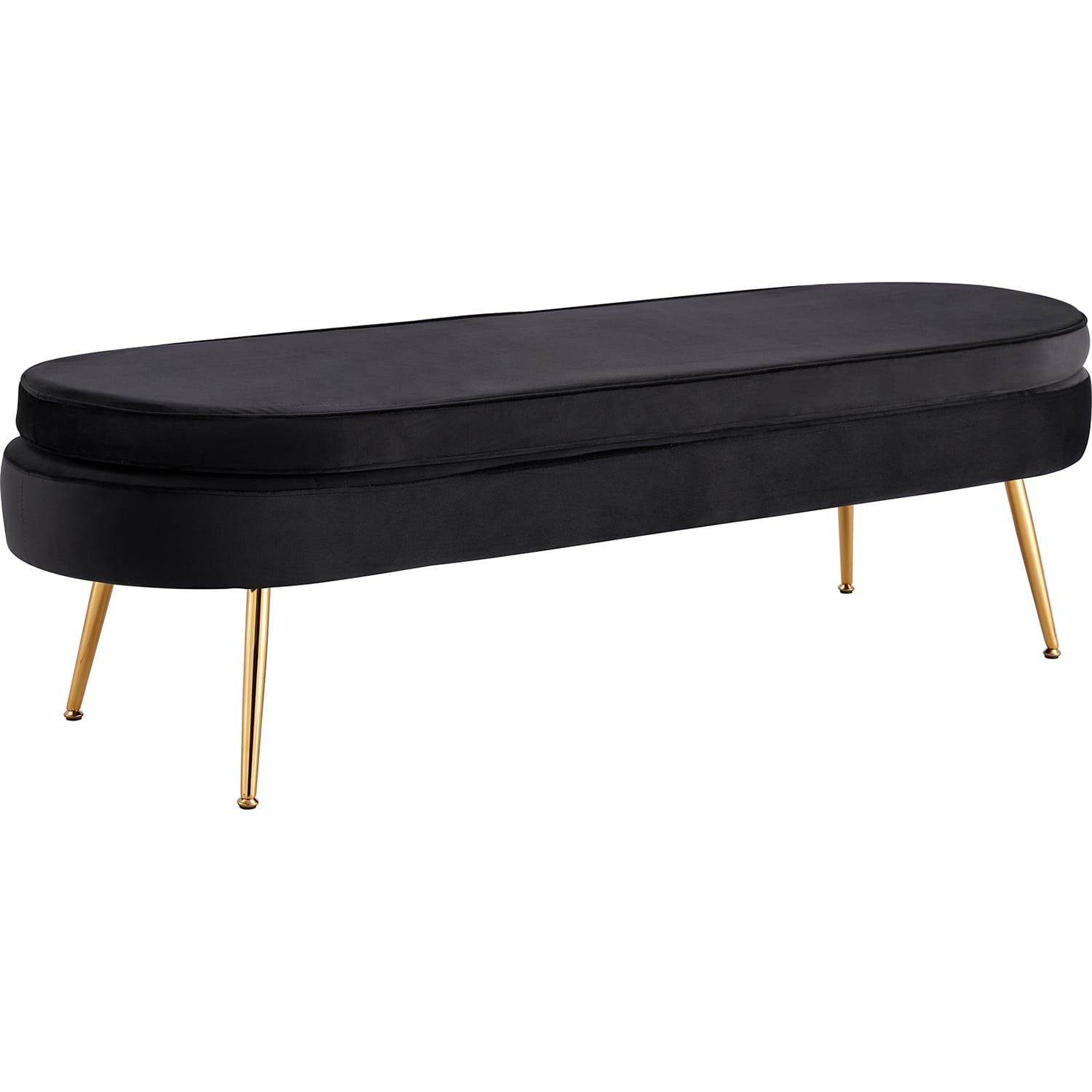 mutoni Sitzpouf oval Samt  