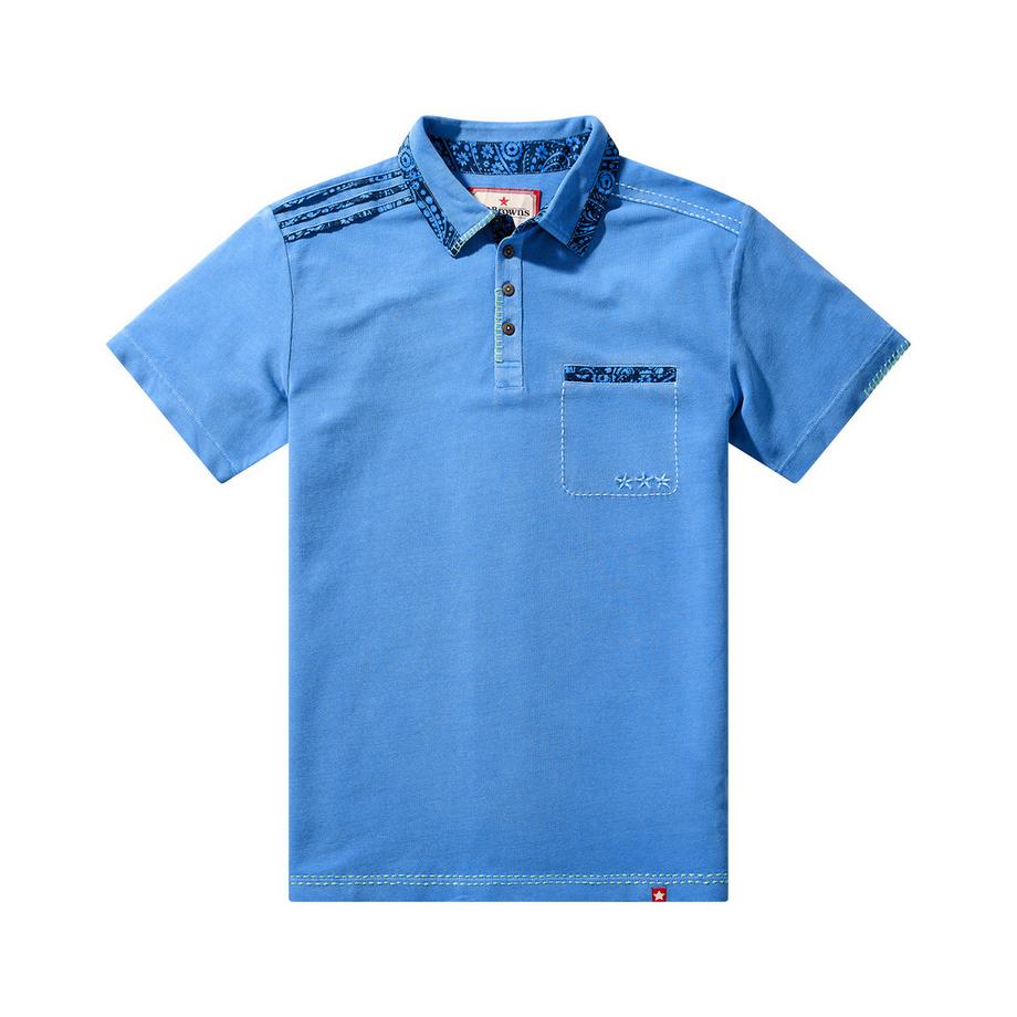 Joe Browns Kurzarm Poloshirt mit Stickerei und Kontrastdetails  