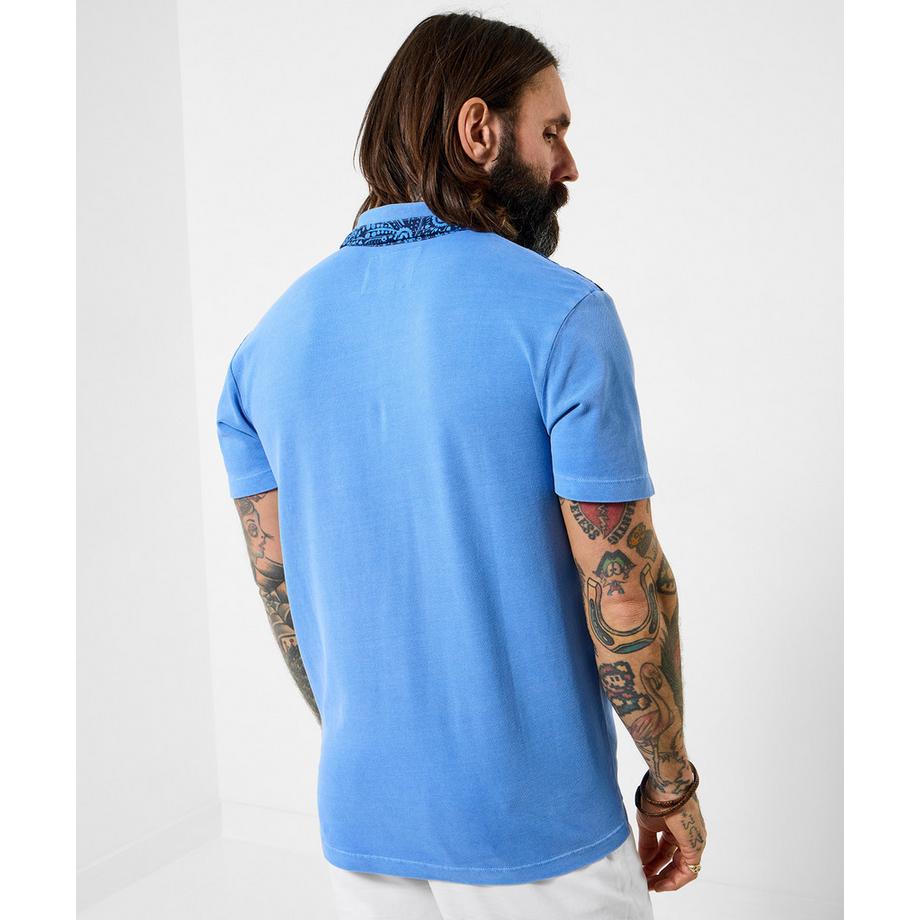 Joe Browns Kurzarm Poloshirt mit Stickerei und Kontrastdetails  