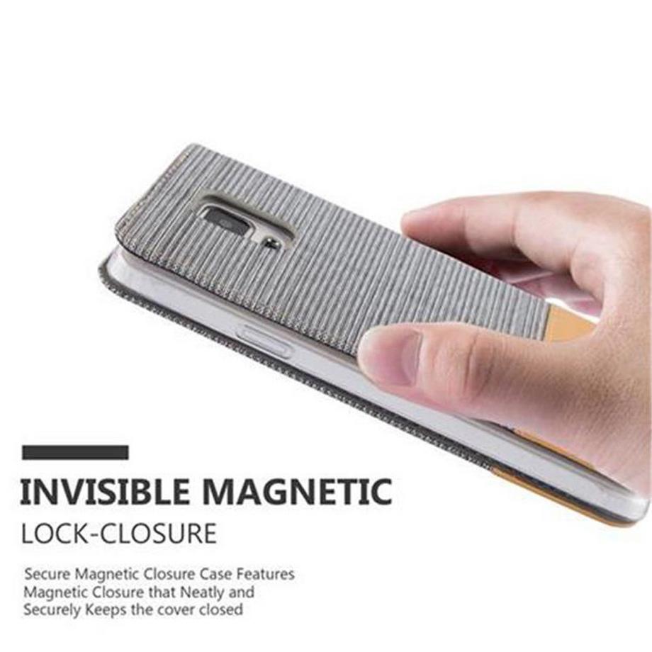 Cadorabo  Hülle für Samsung Galaxy NOTE 4 Magnetverschluss, Kartenfach 