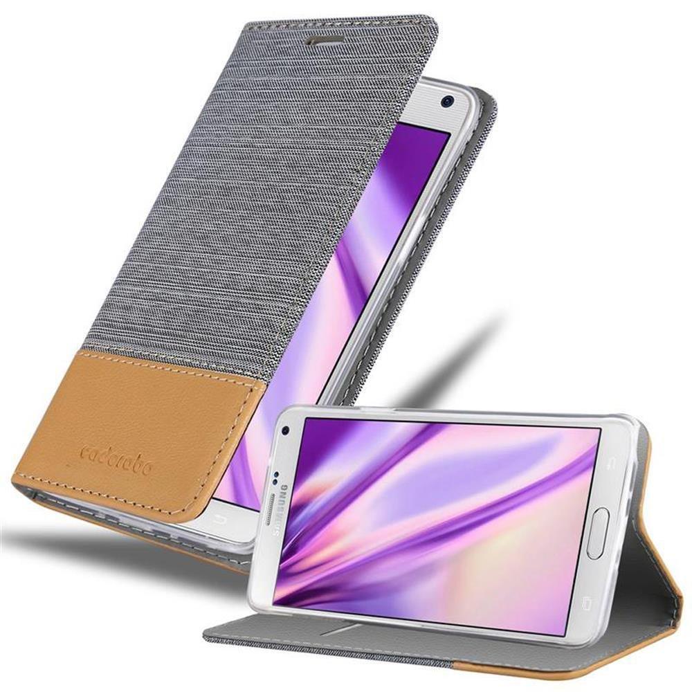 Cadorabo  Hülle für Samsung Galaxy NOTE 4 Magnetverschluss, Kartenfach 