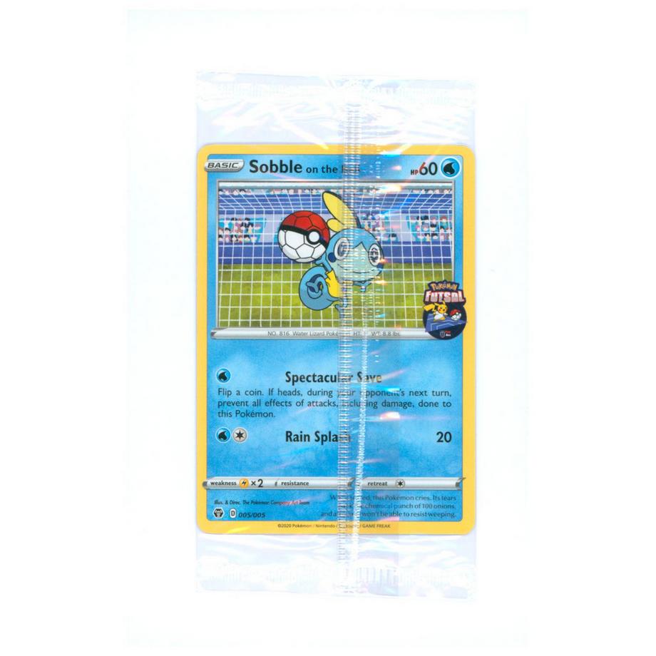 Pokemon  Sobble On The Ball 005/005 - Futsal Promo Sealed -  TCG 