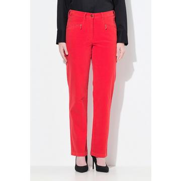 Pantalon en velours côtelé Mony, taille confortable, poches zippées