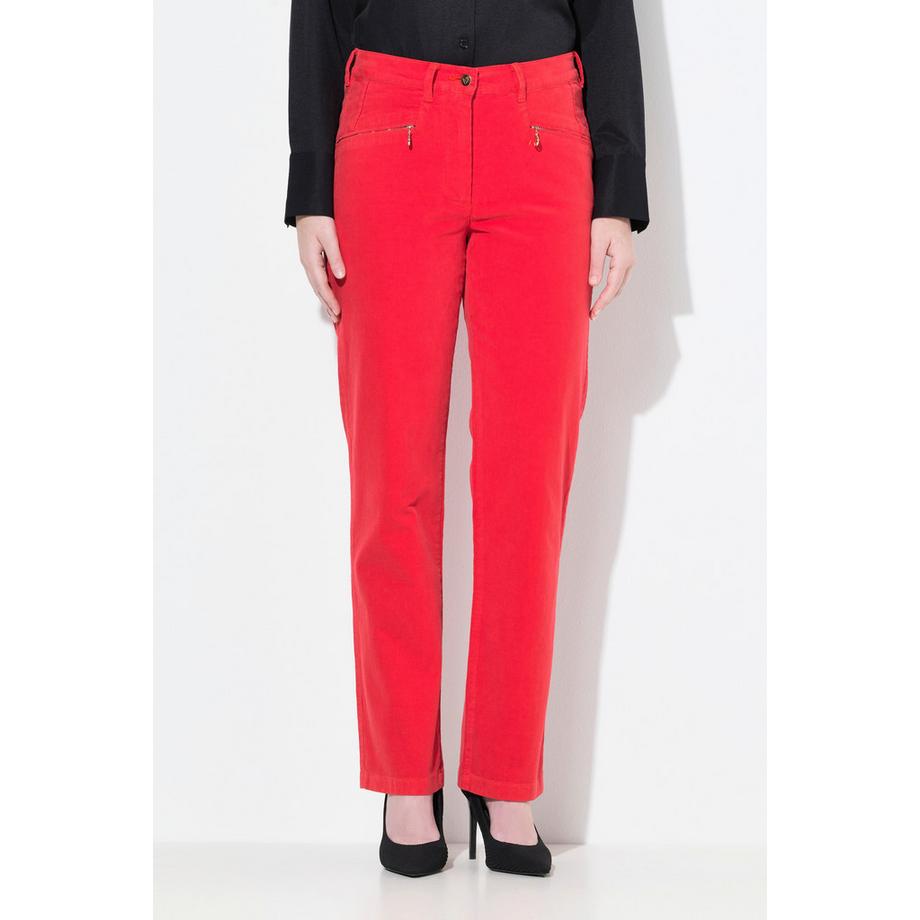 Ulla Popken Mony Cordhose Komfortbund Reissverschlusstaschen  