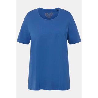 Ulla Popken  T-Shirt, A-Linie, Rundhalsausschnitt, Halbarm 