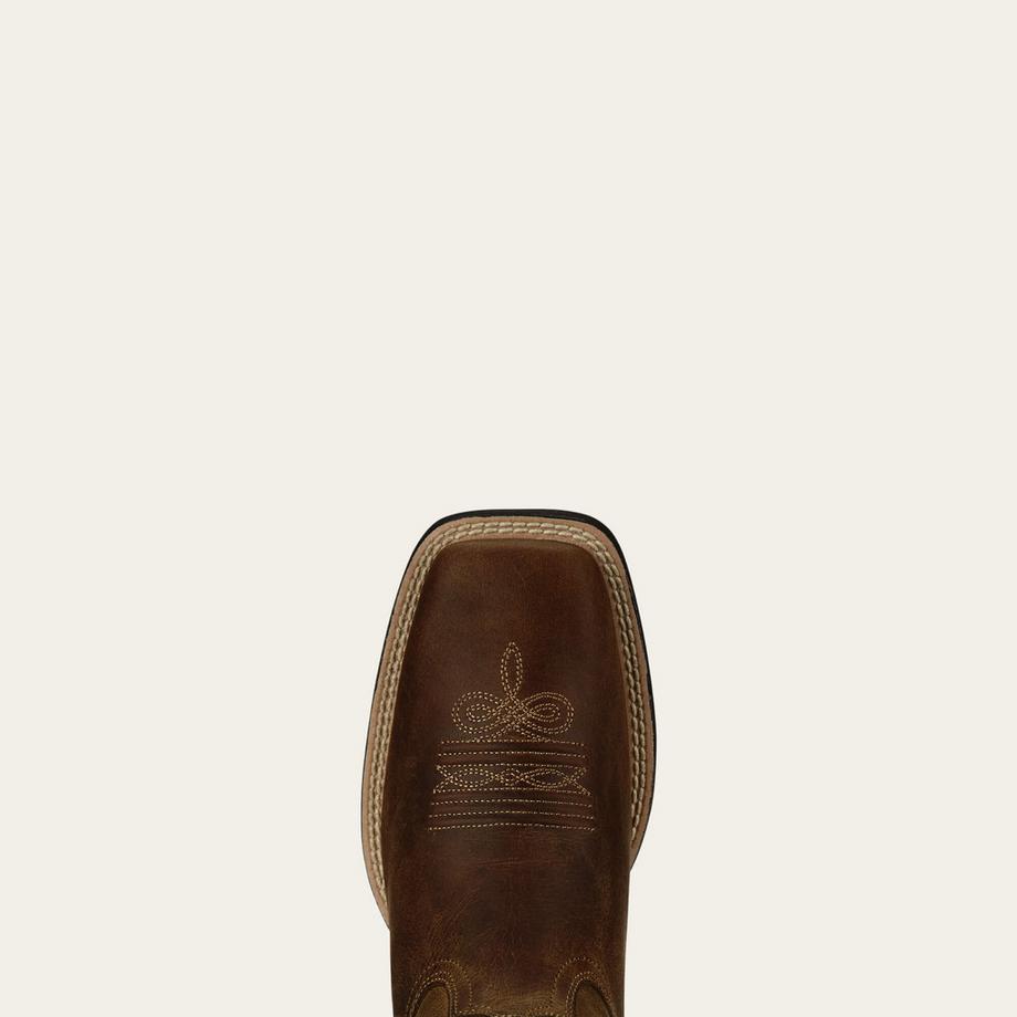 Ariat  bottes western en cuir round up wst 