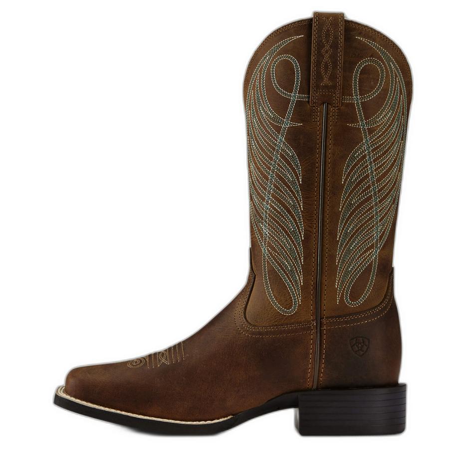 Ariat  bottes western en cuir round up wst 