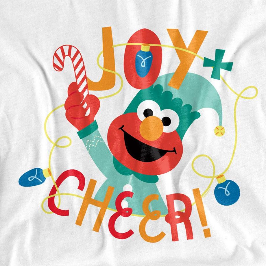 Sesame Street T-Shirt Manches Longues Joy And Cheer Motif Noël  