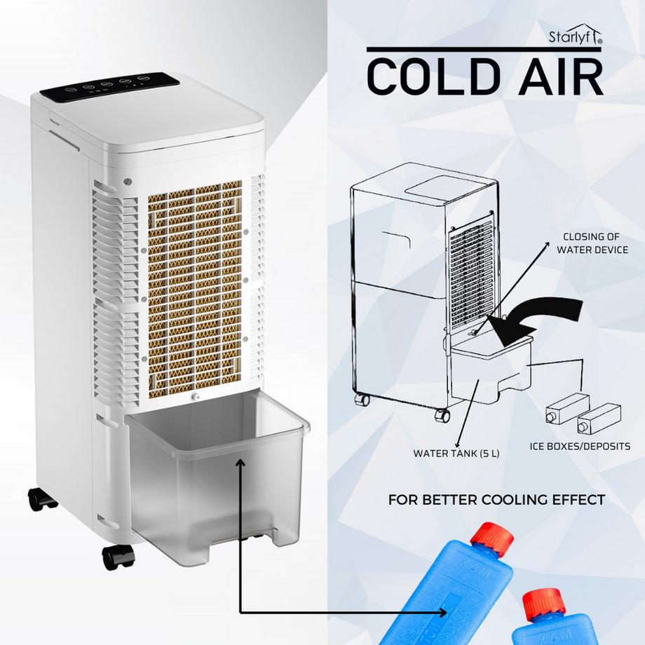 STARLYF STARLYF Cold Air - Tragbarer Luftkühler  