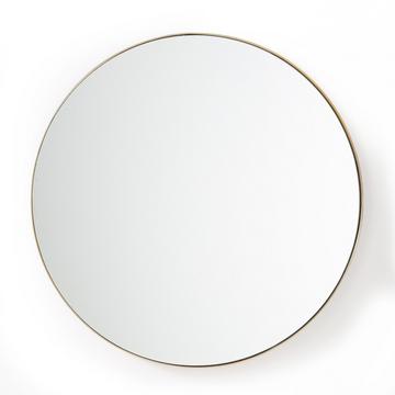 Miroir rond en métal acier Ø90 cm