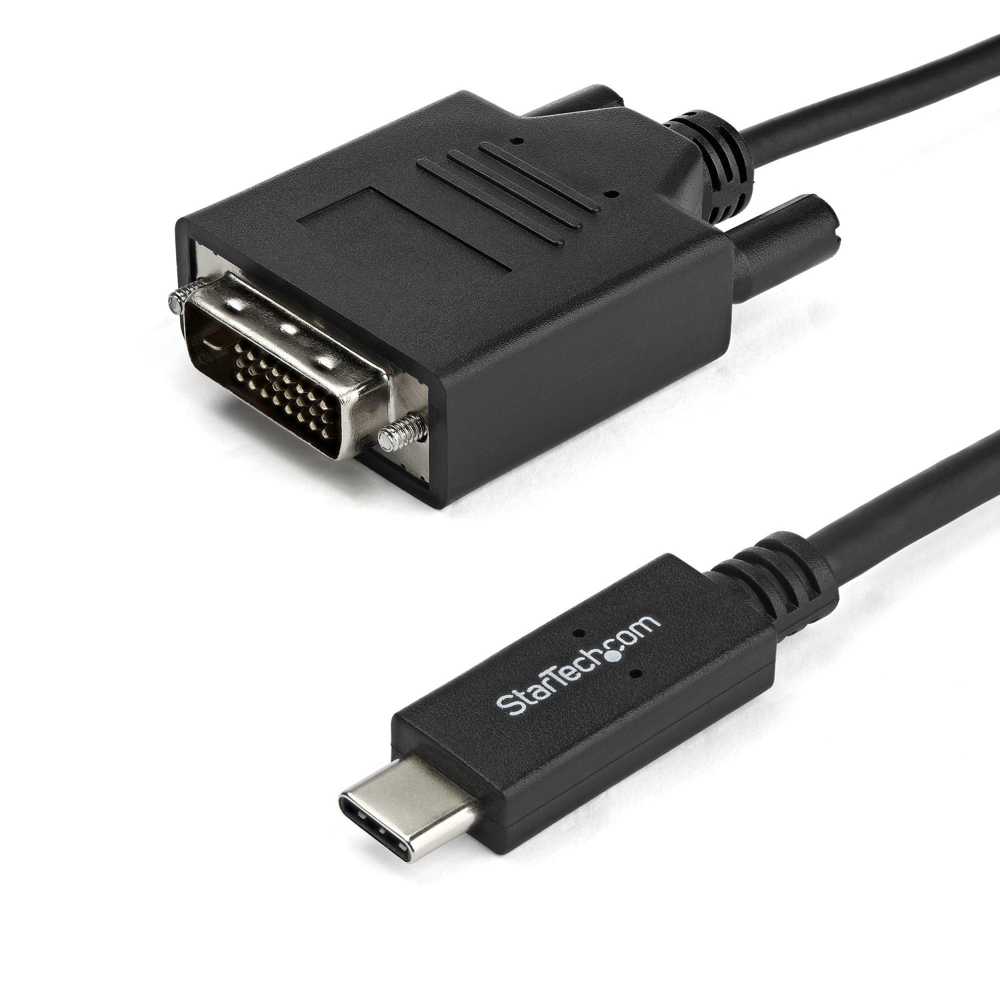 STARTECH.COM  StarTech.com Câble adaptateur USB-C vers DVI-D de 2 m - 1920 x 1200 