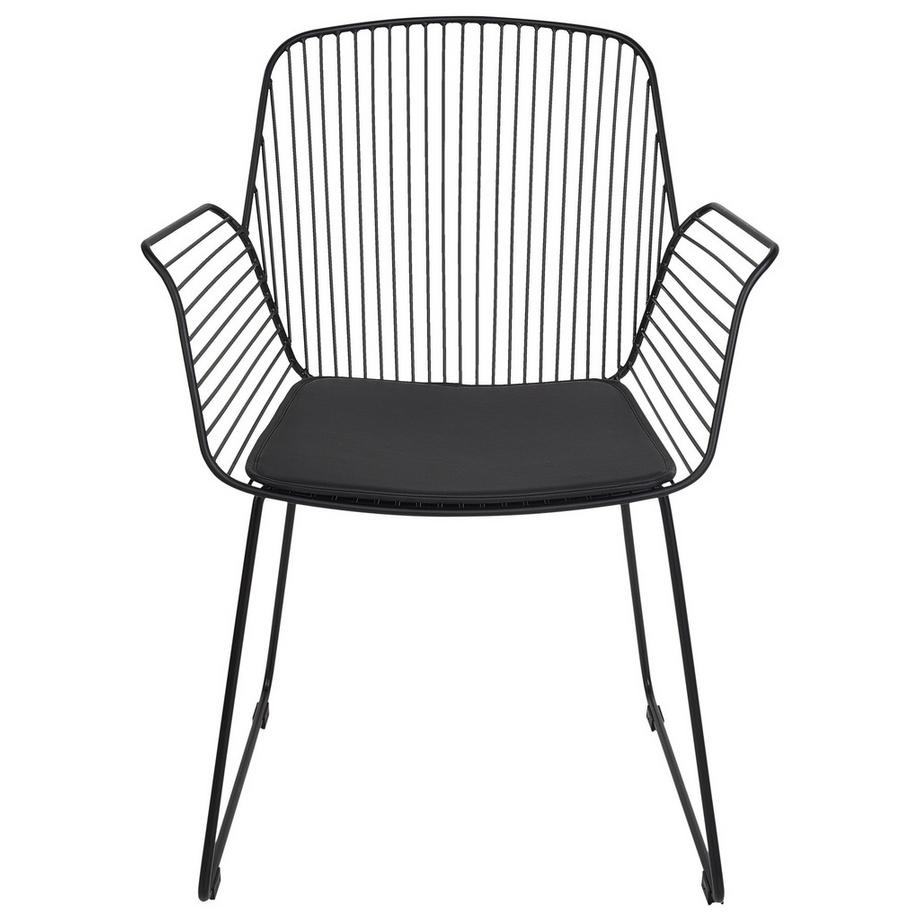 Beliani Set di 2 sedie da pranzo en Acciaio Glamour APPLETON  