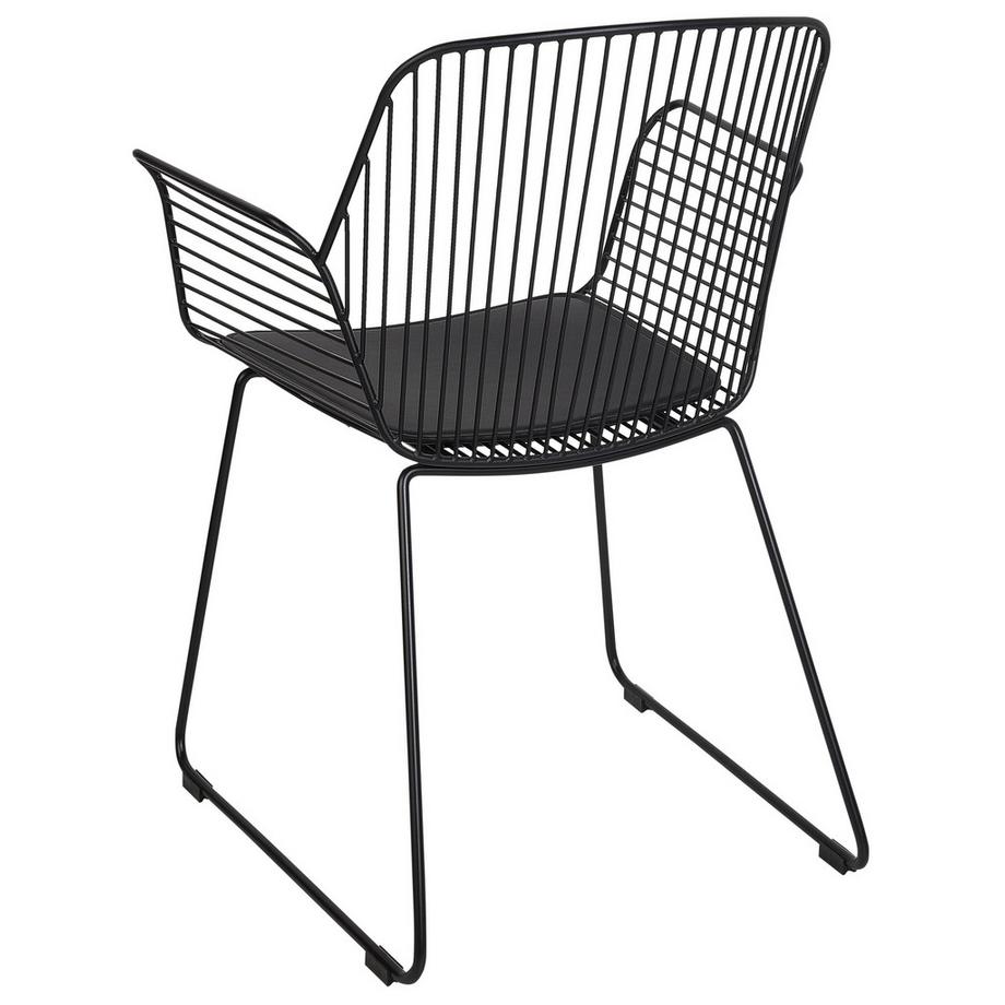 Beliani Set di 2 sedie da pranzo en Acciaio Glamour APPLETON  