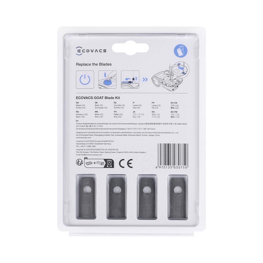 ECOVACS Ersatzmesser GOAT G1 12 Stk.  