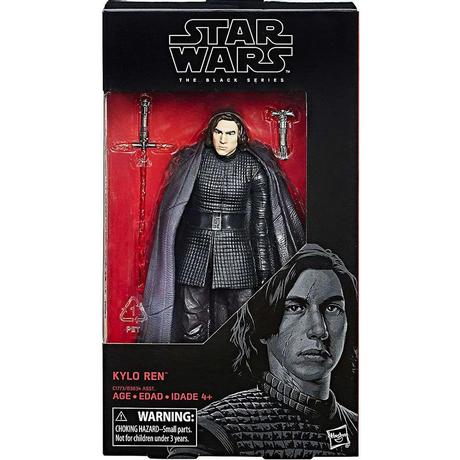 Hasbro  Star Wars The Last Jedi Black Series Wave 23 Kylo Ren Action Figure 