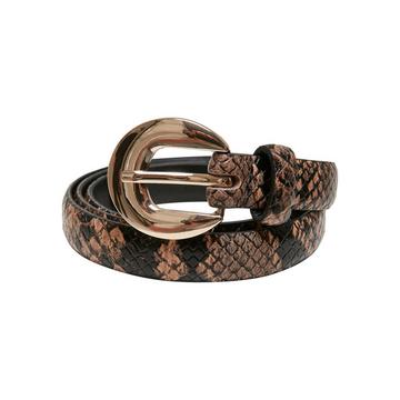 ceinture en cuir synthétique snake