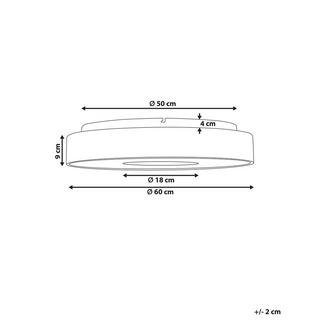 Beliani Deckenlampen aus Eisen Modern BRAGOTO  