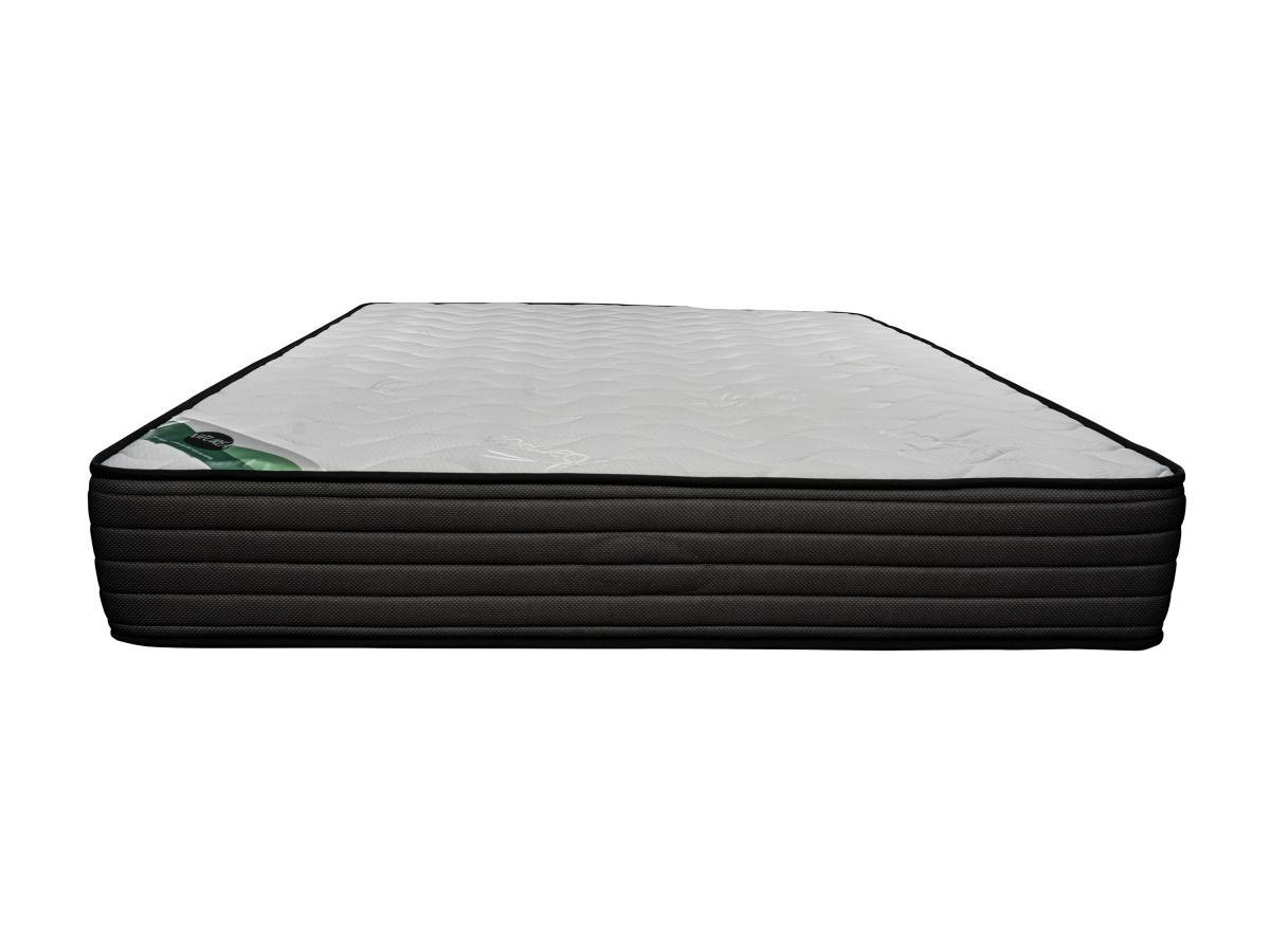 Vente-unique Materasso 160 x 200 cm schiuma e rivestimento bambù sp. 25 cm  - BERENDI di NATUREA  