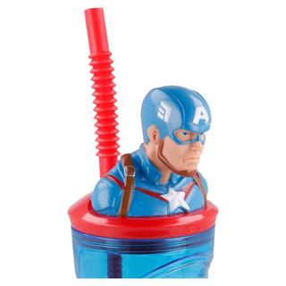 Stor Avengers Captain America 3D Figur (360 ml) - Trinkbecher  