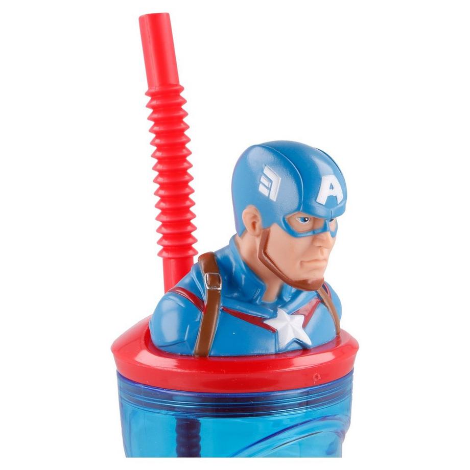 Stor Figurine 3D Avengers Captain America (360 ml) - Gobelet  