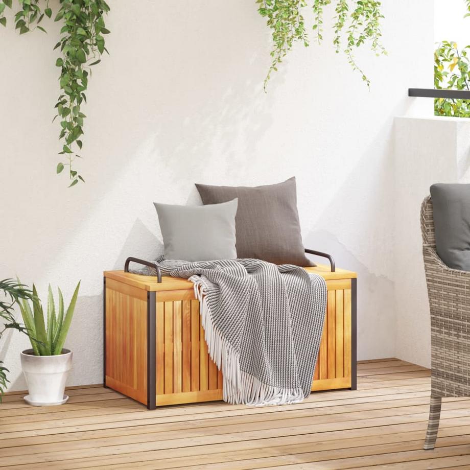 VidaXL Kissenbox akazienholz  