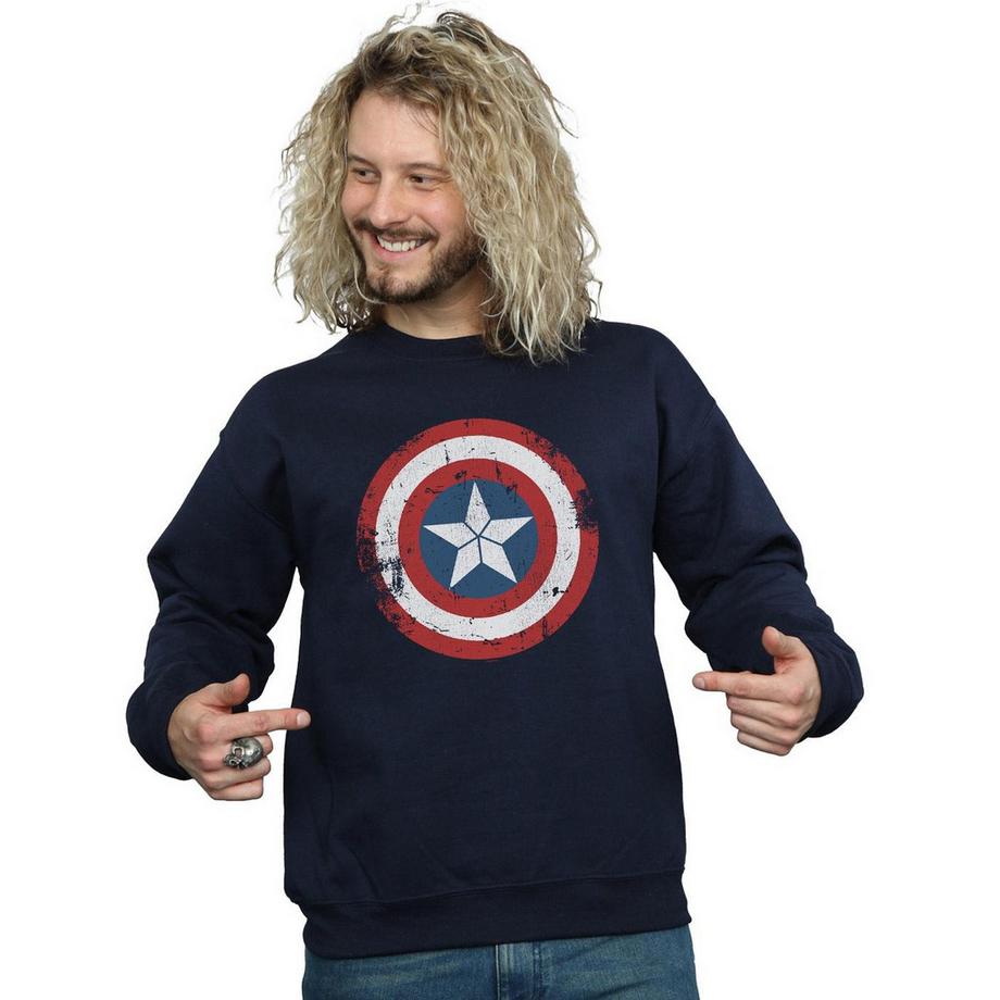 MARVEL Civil War Captain America Schild Sweatshirt  