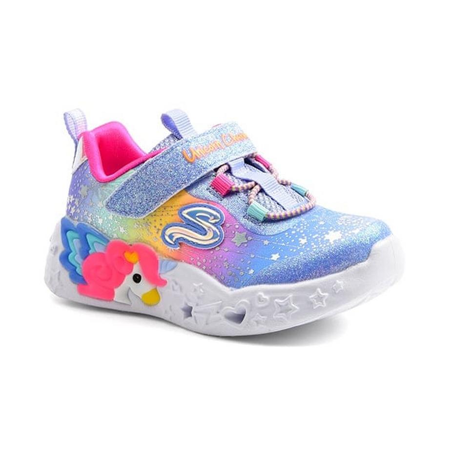 SKECHERS  S-LIGHTS UNICORN CHARMER TWILIGHT DREAM 
