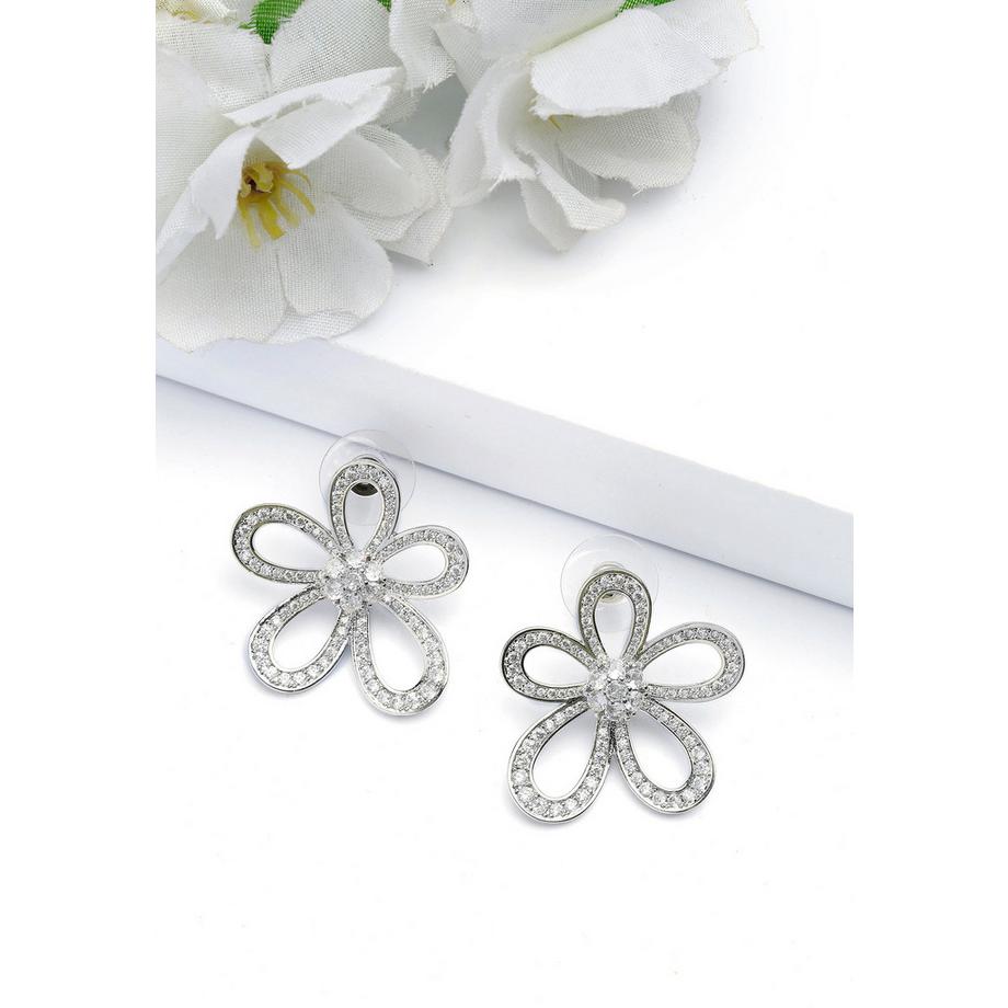 AVANT-GARDE PARIS  Orecchini Floreali Cavi 