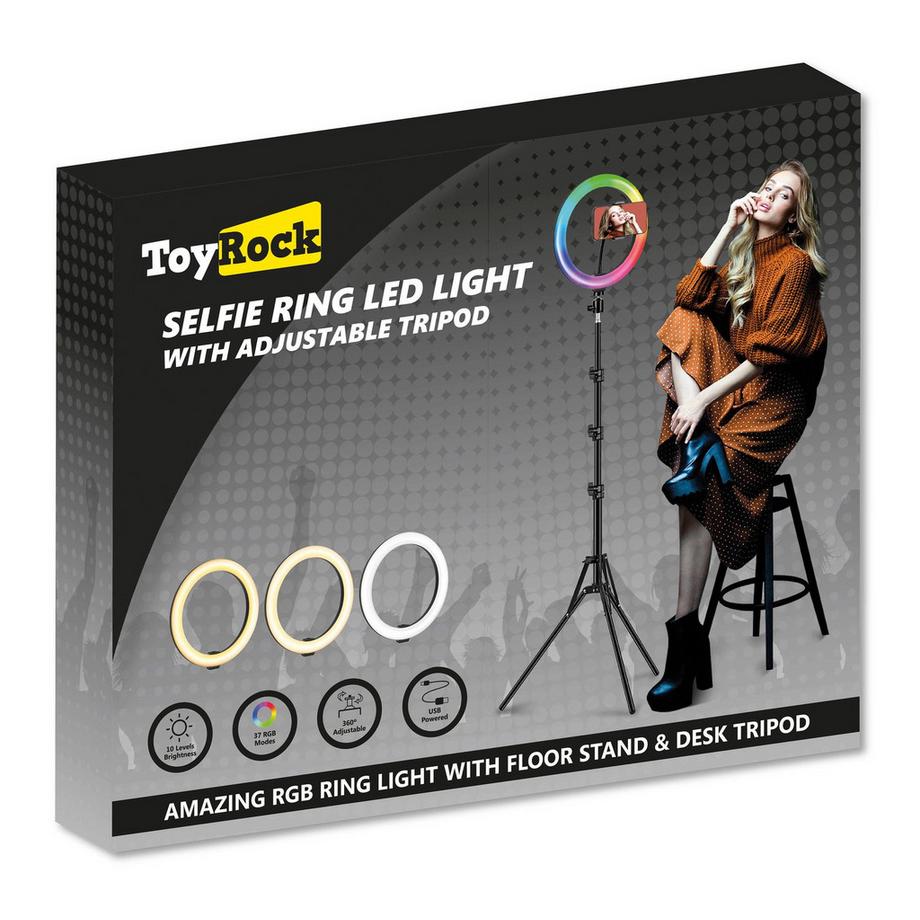 Toyrock  Selfie Ring Led Light 26 Cm avec réglage 
