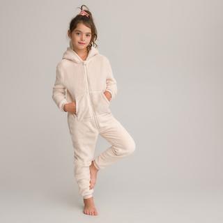 La Redoute Collections  Kapuzenoverall Dinosaurier aus Fleece 