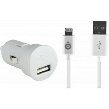 Caricabatteria da auto USB A 12 W/2,4 A