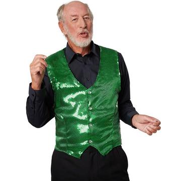 Pailletten-Weste Herren