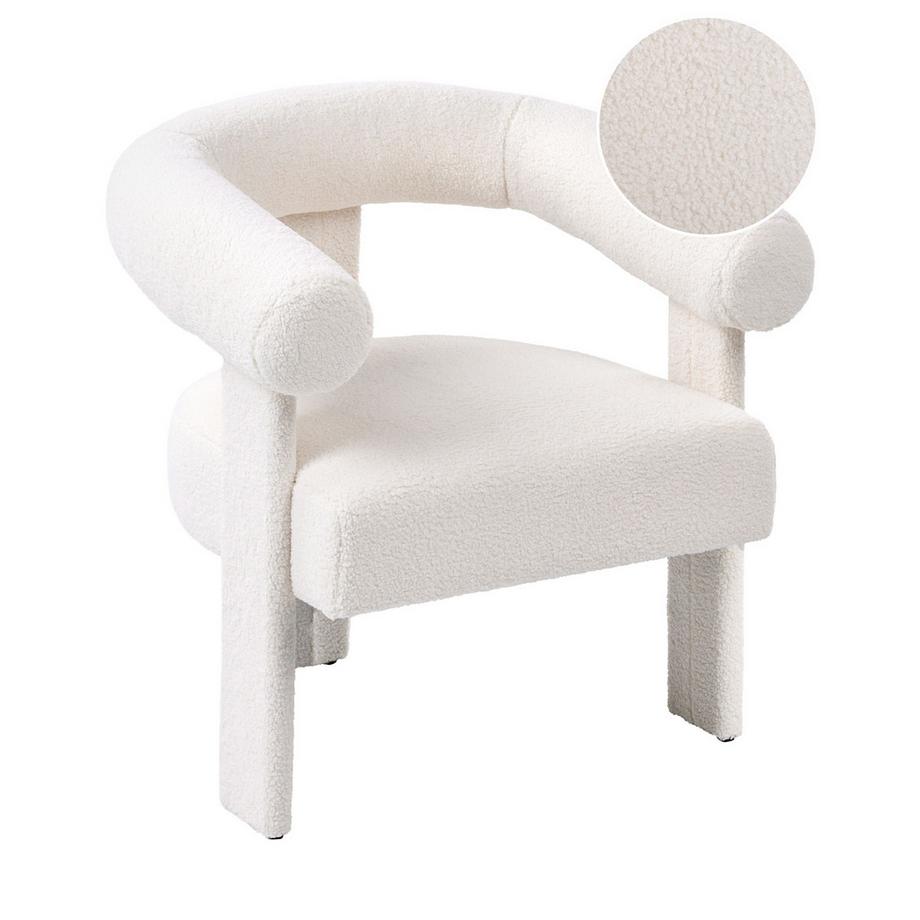 Fauteuil en Bouclé Rétro ILBRO
