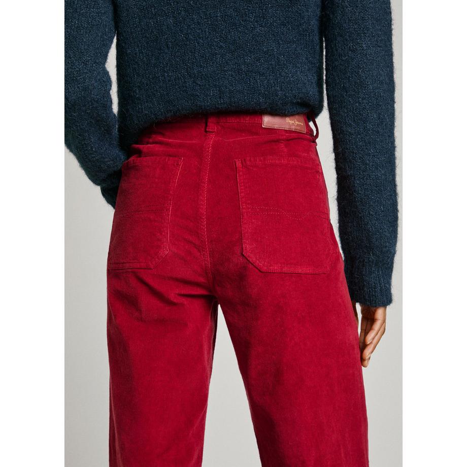 Pepe Jeans London Celia Slim Fit Pantalon en Velours Côtelé  
