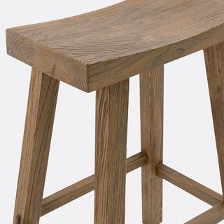 La Redoute Intérieurs Tabouret de bar en orme massif H65 cm  