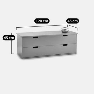 La Redoute Intérieurs Kommode mit 2 Schubladen Crawley  