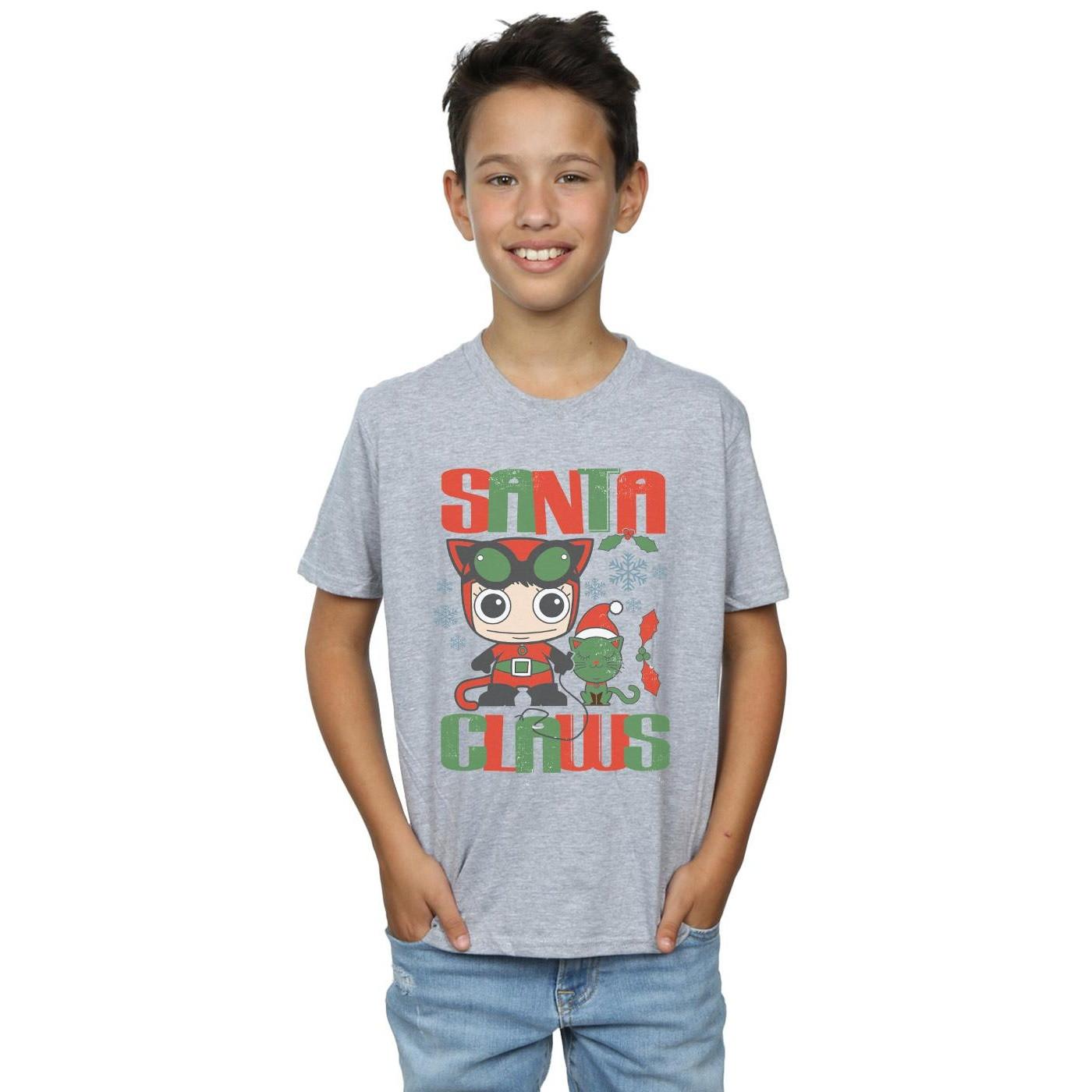 DC COMICS  Tshirt SANTA CLAWS 